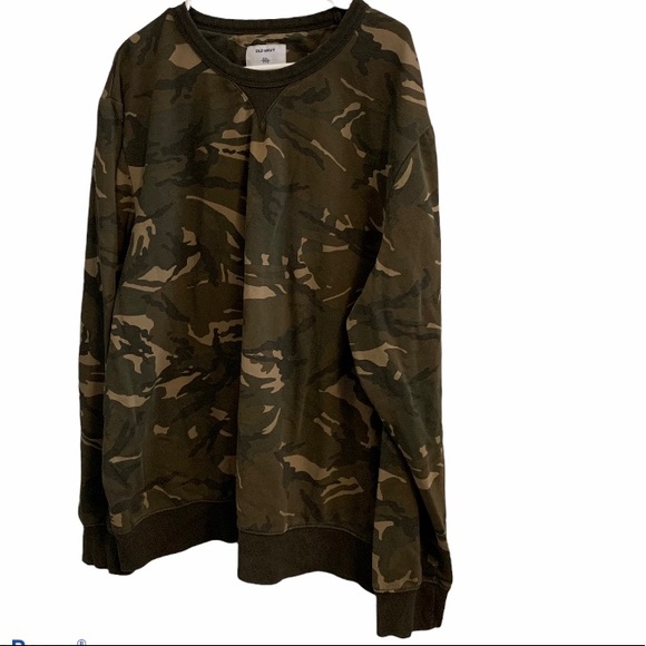 NWOT Old Navy Camouflage Sweatshirt - Picture 2 of 5
